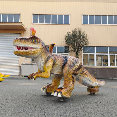 Animatronic Dinosaur Ride With Three Wheels Electric Dinosaur Scooter for Kids