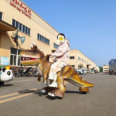 Dinosaur Electric Animatronic Scooter Ride Remote Control for Shopping Mall