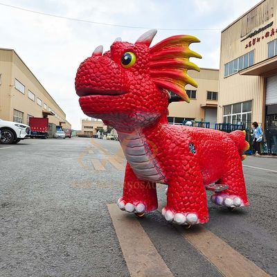 Customized Kiddie Dinosaur Ride Robotic Electric Dino Animal Scooter