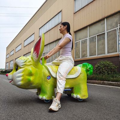 Lebensechte elektrische Fahrt auf Dinosaurier 250 W Lebensgröße Fernbedienung Dinosaurier