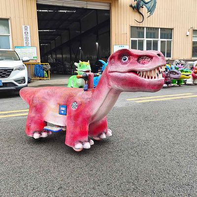 Kiddie Dinosaurus Elektrischer Roller Fernbedienung Realistischer Dinosaurier Animatronik