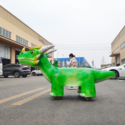 Vergnügungspark Themenpark Elektrofahrt auf Dinosaurier für Kinder