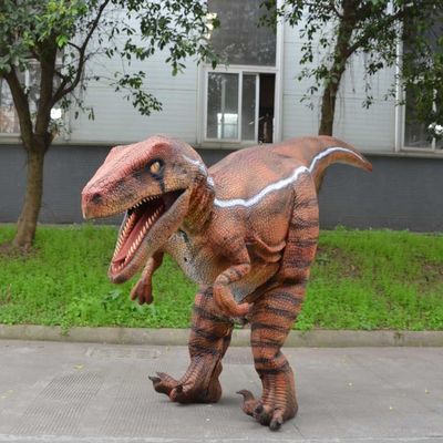 Adult Realistic Dinosaur Costume , Theme Park Lifelike Dinosaur Costume