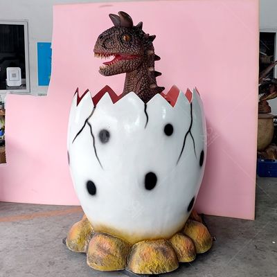 Customized Electric Animatronic Dinosaur Egg Model For Amusement Park