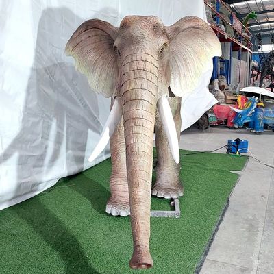 3D-Tiermodelle realistischer Animatronischer Elefant zur Ausstellung