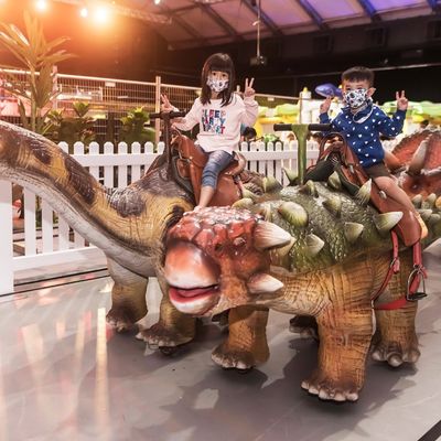 Simulation Electric Brachiosaurus Walking Animatronic Dinosaur For Kids