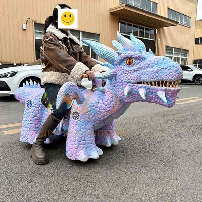Amusement Park Electric Dinosaur Ride Scooter for Shopping Mall Kids