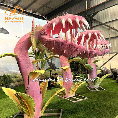 Realistic Animatronic Piranha Plant Simulation for Plant Park and Exhibition