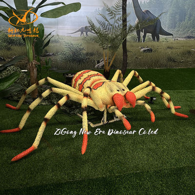 Horrible Simulated Animal Spider in Zoo Park and Educational Events