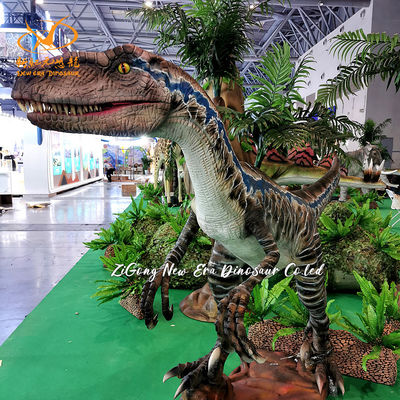 Simulated Animatronic Electric Dinosaur Model Realistic Animatronic Animals Customized