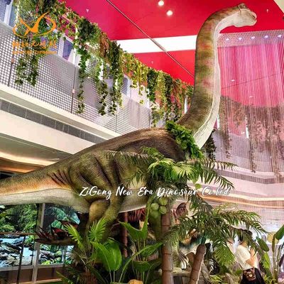 Lifelike Real Animatronic Dinosaur Types Long Neck For Museum