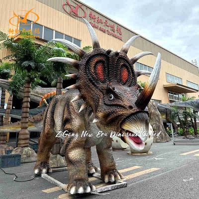 Robotic Dino Park Animatronic Dinosaur / Animatronic Triceratops Dinosaur