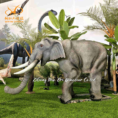Custom 3D Animal Models Realistic Animatronic Elephant For Exhibition