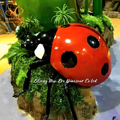 Waterproof Animatronic Insect Seven Spotted Ladybug For Entertainment Park