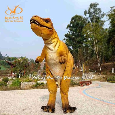 Yellow Adult Real Dinosaur Costume and Dino Suits for Dino World