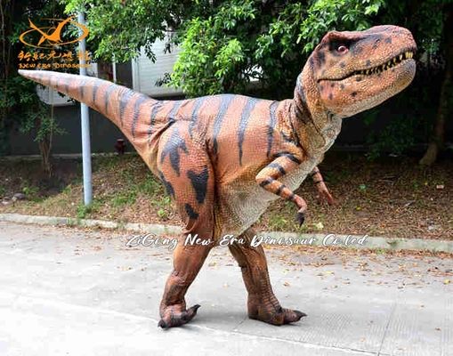 Adult Realistic Dinosaur Costume , Theme Park Lifelike Dinosaur Clothes