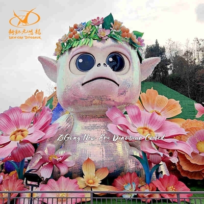 Festival Light Show Colorful Chinese Animal Lanterns Outdoor