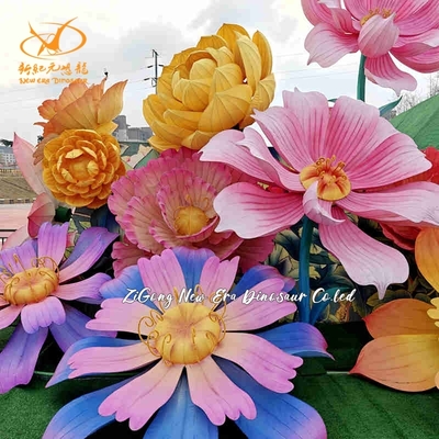 Exhibition Chinese Flower Lantern Arts Mechanical Design / Graphic Design