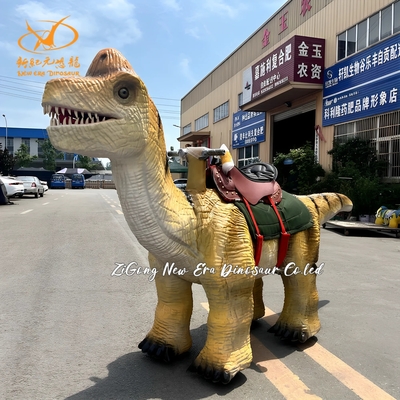 Interactive Large Size Children Amusement Dinosaur Rides for Playground And Square