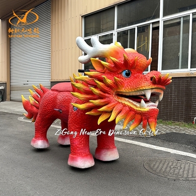 Robotic Walking Dinosaur Rides for Adults Interactive Jurassic Rides for Park